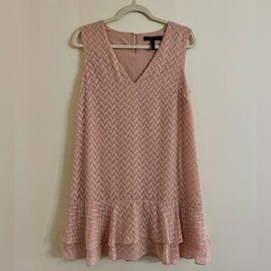BCBGMAXAZRIA Blush Pink Mini Dress Size S